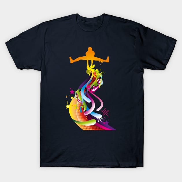 jump motion color T-Shirt by rizkynazar